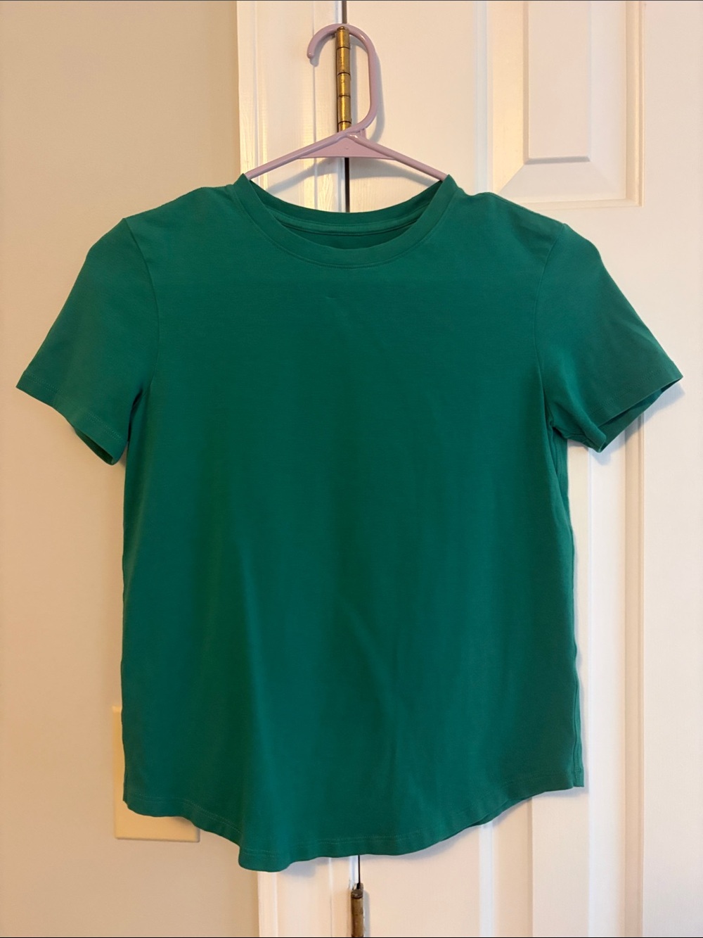 Lululemon Classic Crew Neck Active Tee in Emerald Green